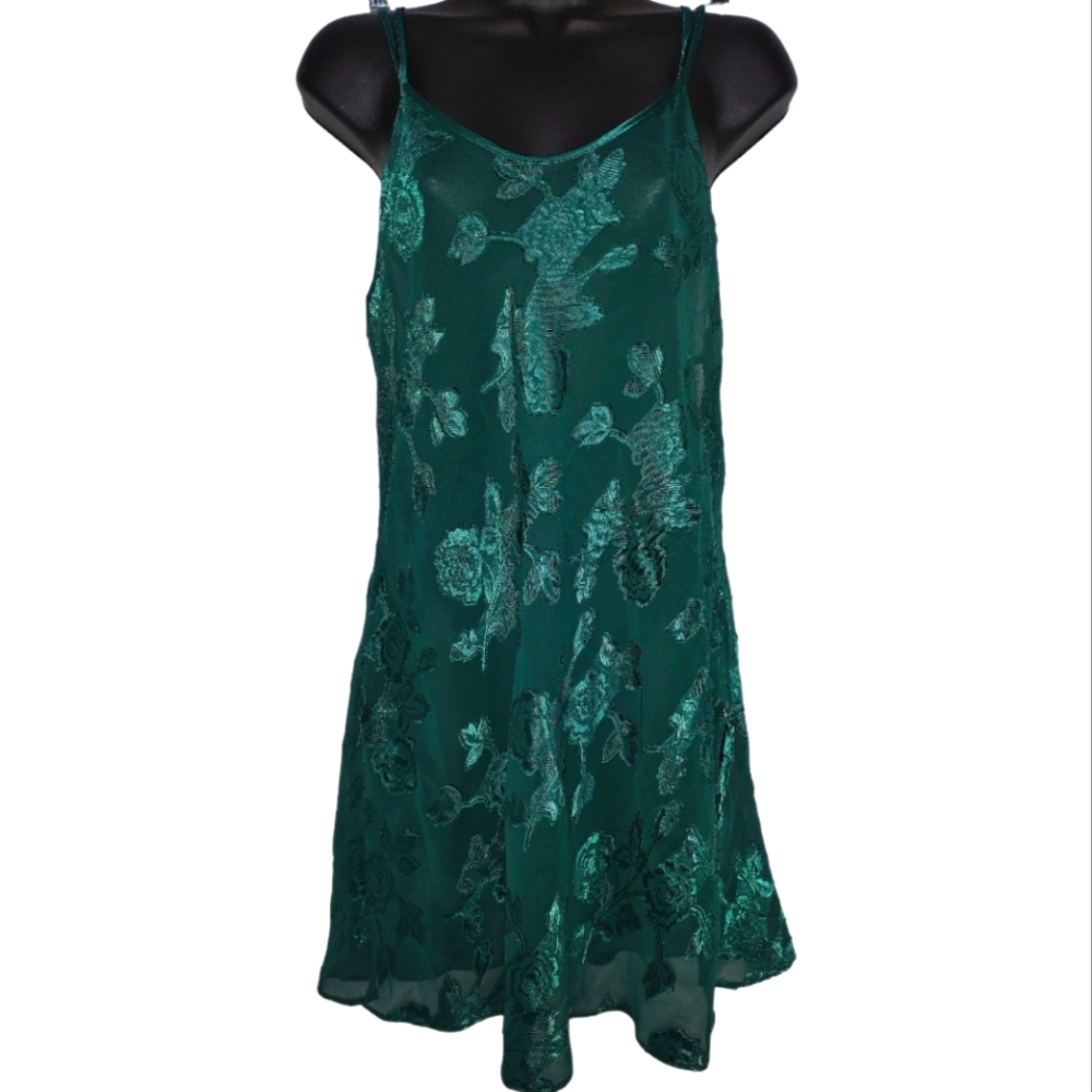 California Dynasty Vintage Sheer Chemise Slip Dress Nightgown